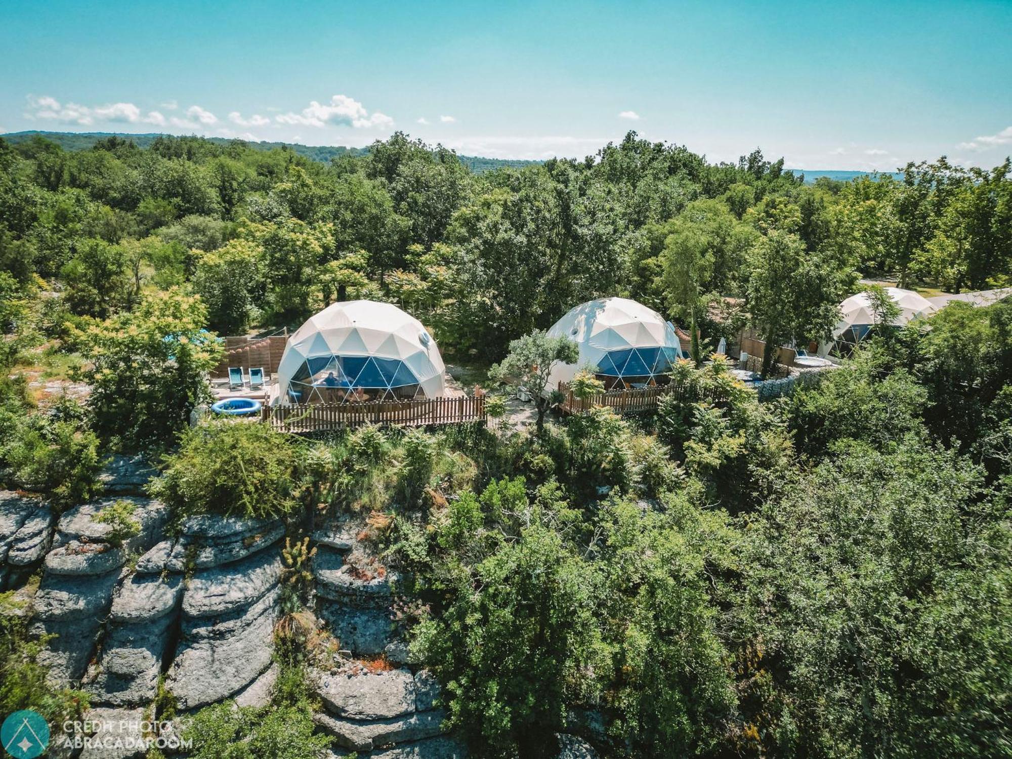 Les Domes Des Gorges Hotel Ruoms Exterior photo
